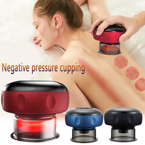 Smart Anti-Cellulite Cup Massager w/ Red LED Light Therapy