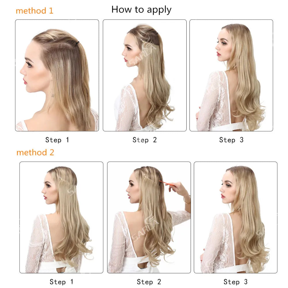Synthetic Hair Extensions (2 Colors)