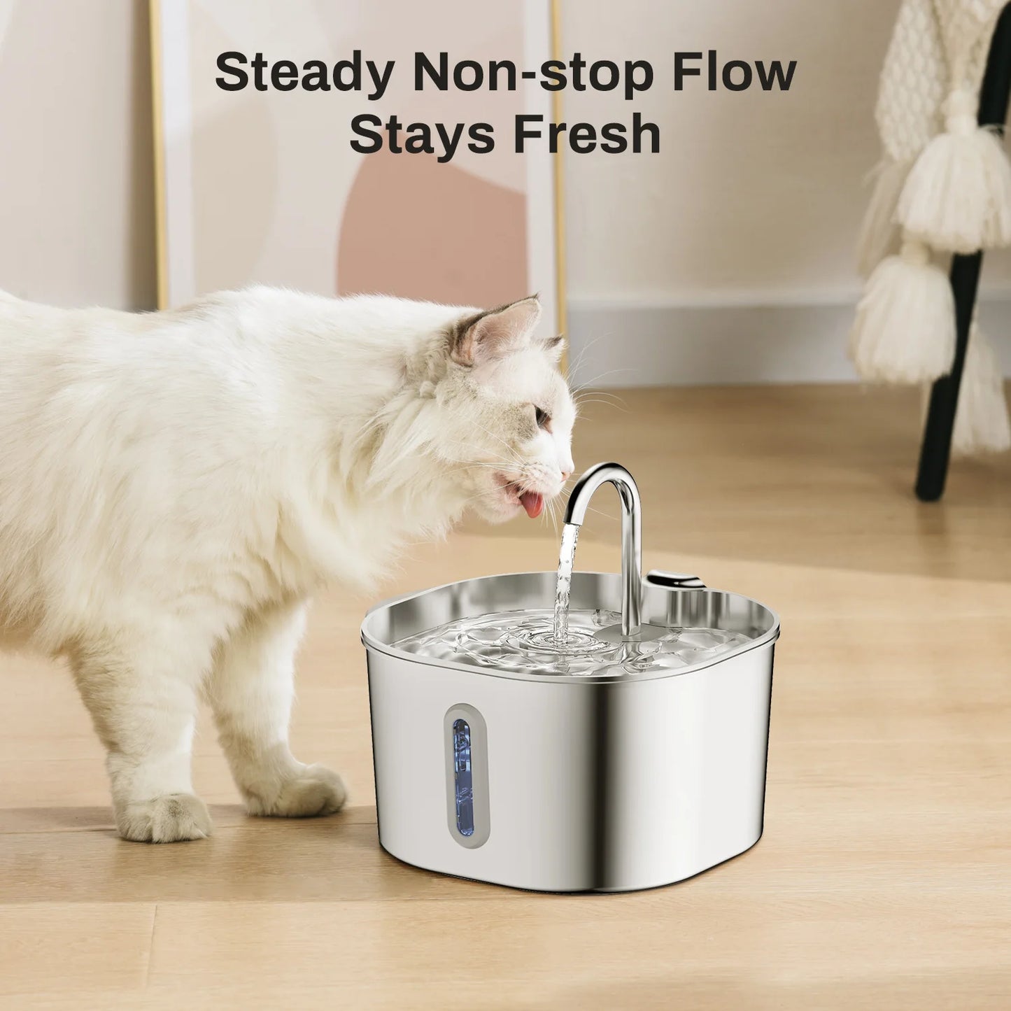 Automatic Stainless Steel Cat Water Fountain