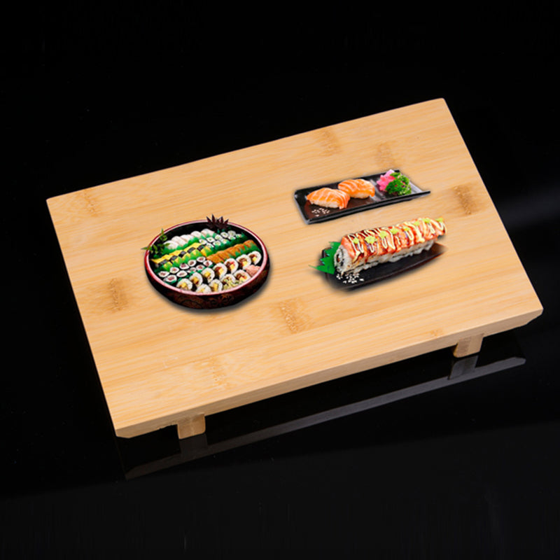 Carbonized Bamboo Sushi Board