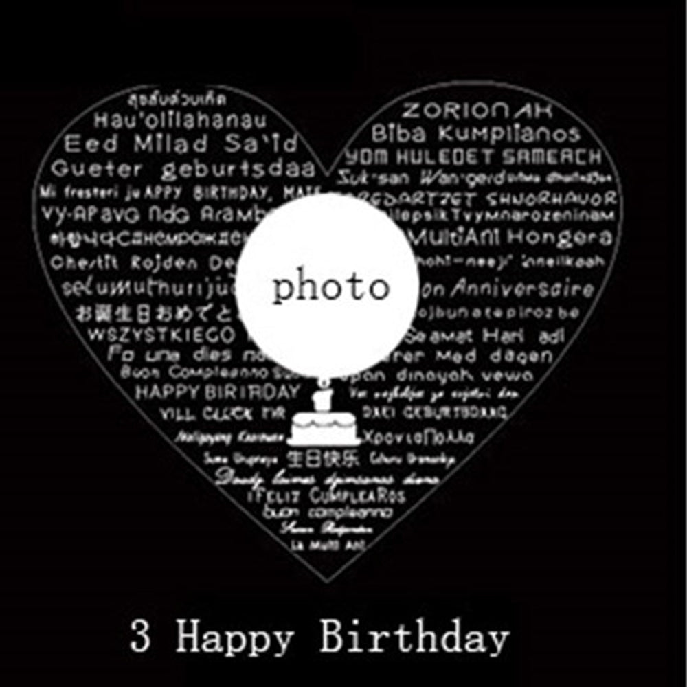 Custom Projection Necklace - 100 Ways To Say I Love You