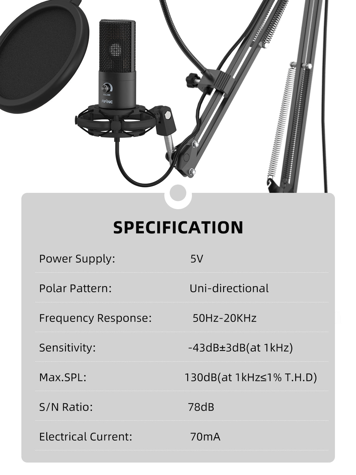 Professional Streaming Microphone - Atienzza