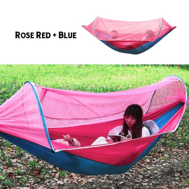 LockMesh + Hamaca con red para acampar
