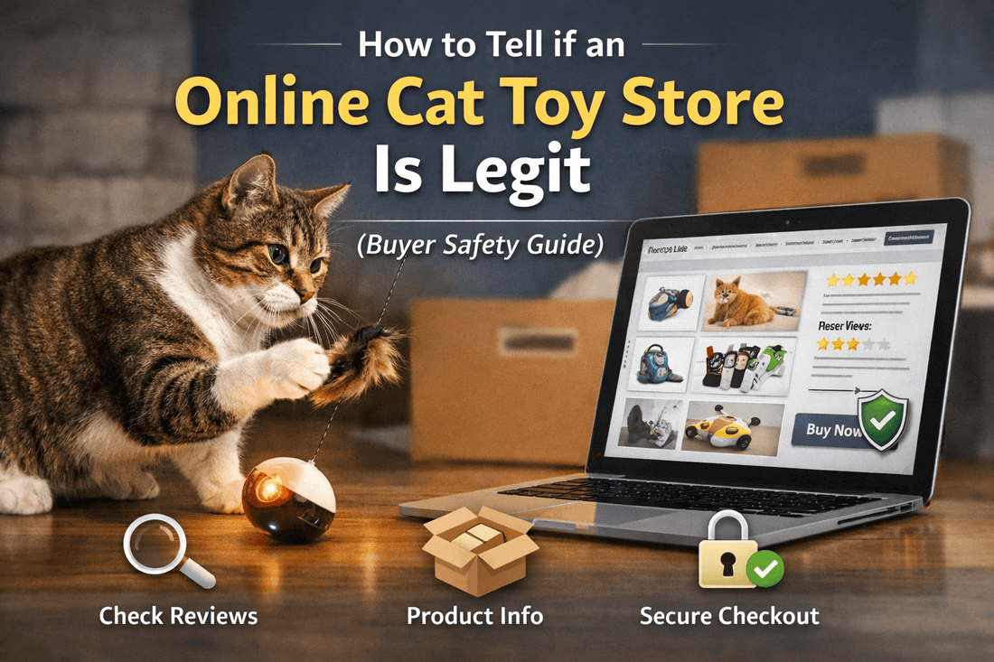 signs of a trustworthy online cat toy store with verified reviews and secure checkout