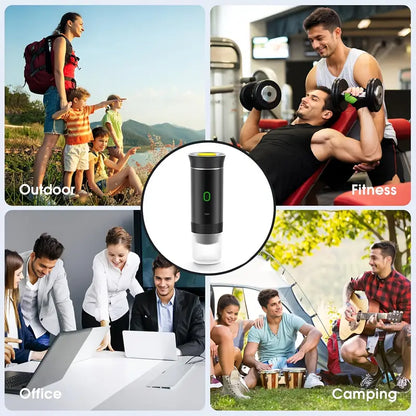 aaurum Portable Coffee Maker + FREE Ground Coffe Adapter