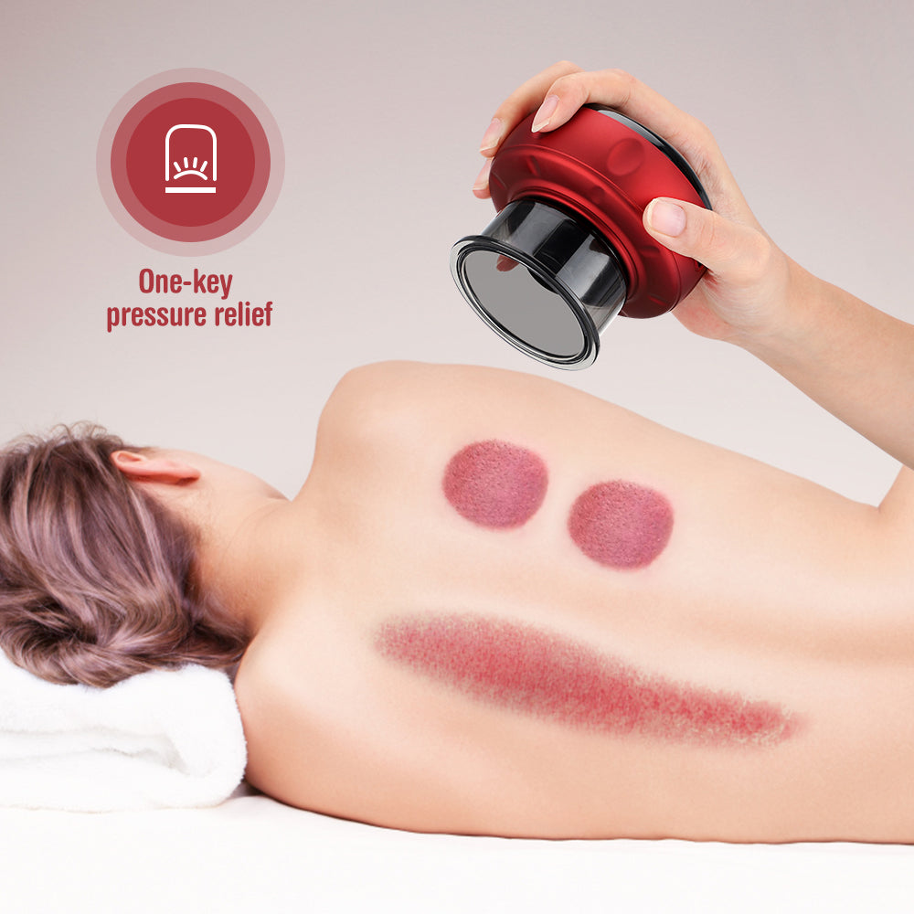 Smart Anti-Cellulite Cup Massager w/ Red LED Light Therapy