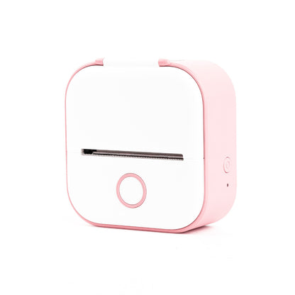 inkless sticker printer pink accent portable