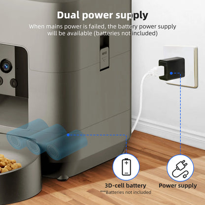 SmartCat Feeder 2.0 - Automatic Feeder with HD Camera & App Control