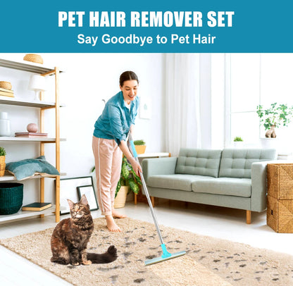 Pet Hair Scraper For Rugs & Carpets