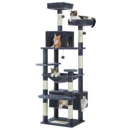 6ft Multi-Level Cat Tower - Premium Activity Tree for Climbing, Scratching & Resting