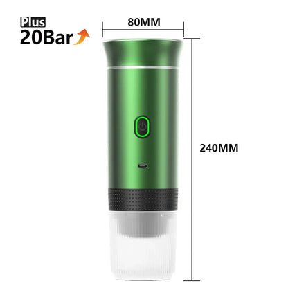 aaurum Portable Coffee Maker + FREE Ground Coffe Adapter