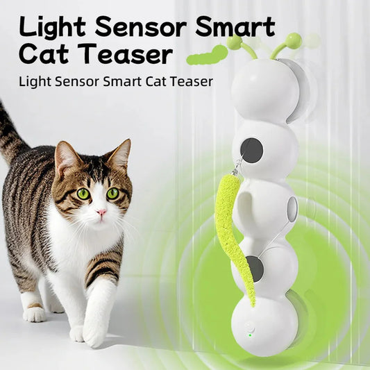 ZipKacoon: Light Sensor Smart Cat Teaser – Automatic Motion Toy for Active Cats