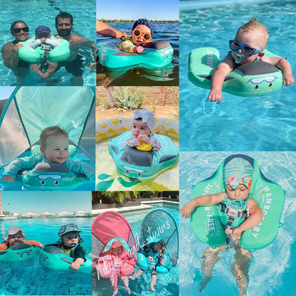 Anti-Flip Baby Swim Trainer with PearlFoam™ Technology - Worry-Free Water Play