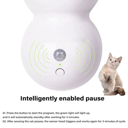ZipKacoon: Light Sensor Smart Cat Teaser – Automatic Motion Toy for Active Cats