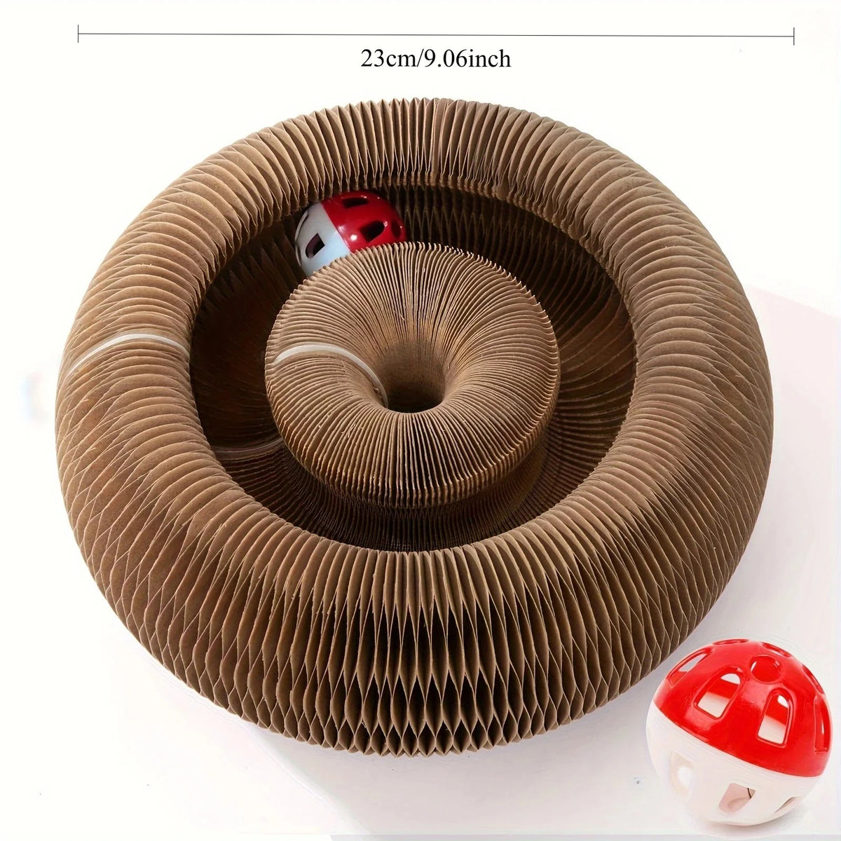 ClawLoop™ Cat Scratcher Toy With Ball
