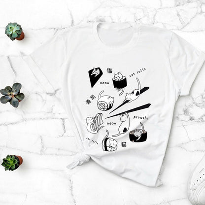 Cat-ushi Japanese T-shirt