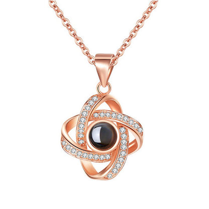 [Oferta exclusiva] Collar de proyección personalizado: 100 formas de decir te amo