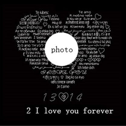 Custom Projection Necklace - 100 Ways To Say I Love You
