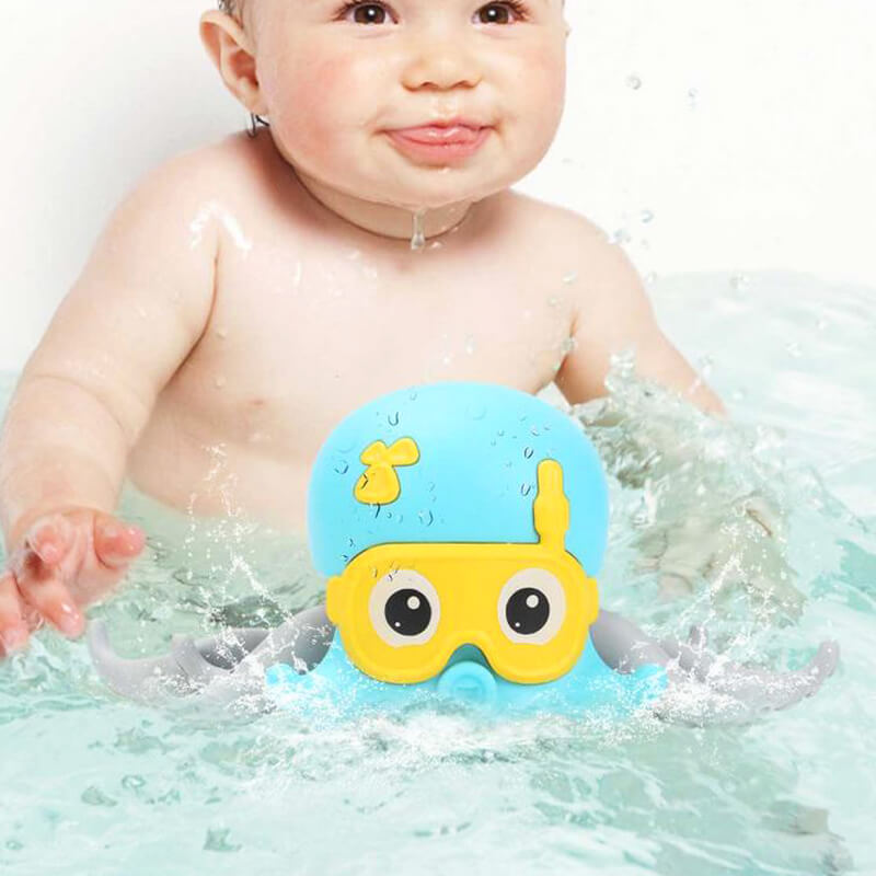 OctoPlay™: Interactive Bath Toy | Crawling Octopus for Developmental Fun