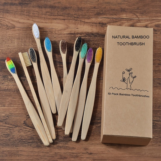 Natural Bamboo Toothbrush - Atienzza