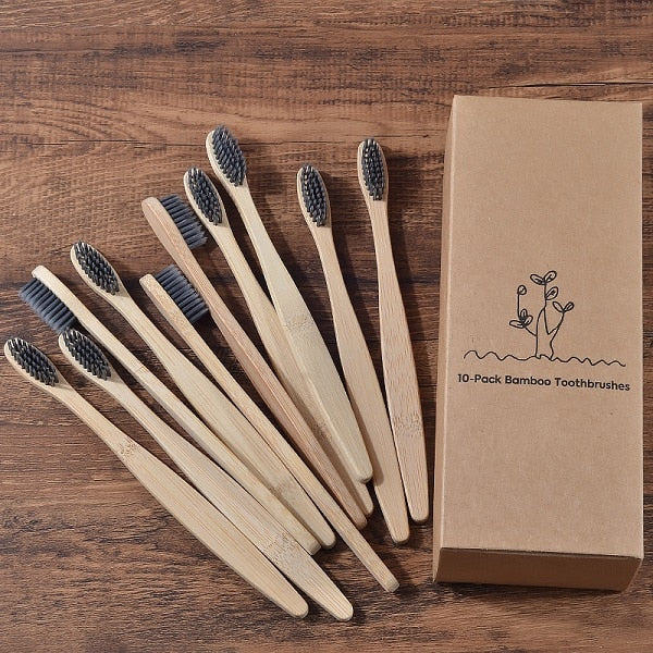 Natural Bamboo Toothbrush - Atienzza