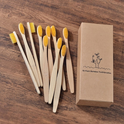 Natural Bamboo Toothbrush - Atienzza
