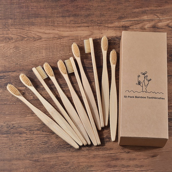 Natural Bamboo Toothbrush - Atienzza