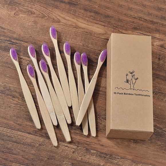 Natural Bamboo Toothbrush - Atienzza
