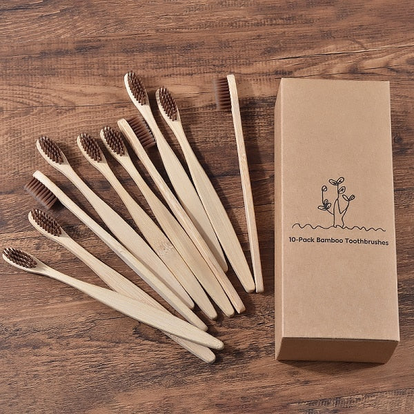 Natural Bamboo Toothbrush - Atienzza