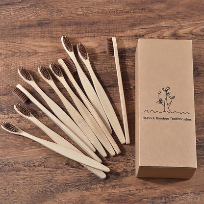 Natural Bamboo Toothbrush - Atienzza