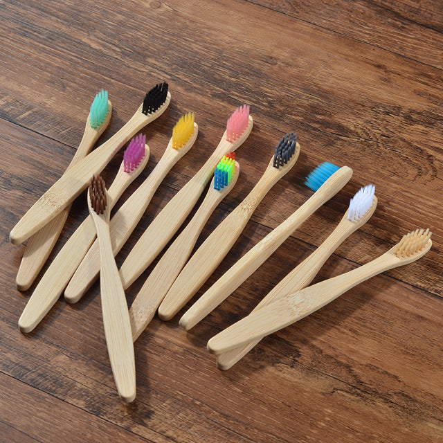 Natural Bamboo Toothbrush - Atienzza