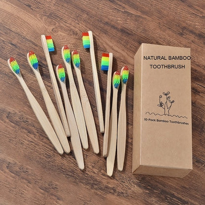 Natural Bamboo Toothbrush - Atienzza