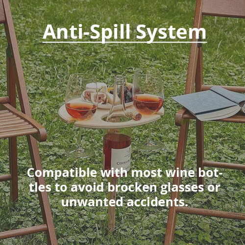 TopVin™ Portable Wine Table